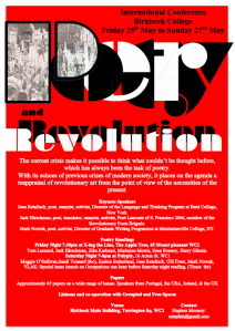 Poetry and revolution